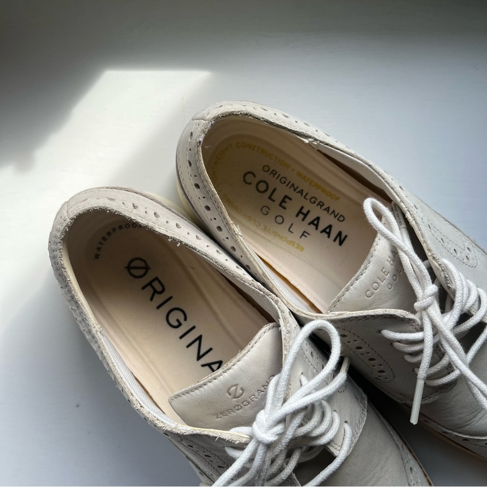 Cole Haan - OriginalGrand Waterproof Golf Shoes - size 8.5 - Pumice Stone - Picture 5 of 6